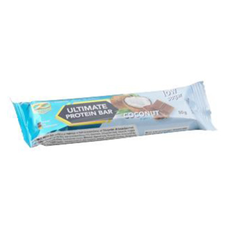 Z-Konzept ULTIMATE 50% PROTEIN Bar με Κολλαγόνο Coconut – Milk chocolate & Scratches